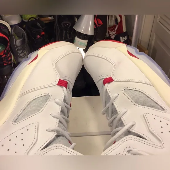 Jordan Flight Club 91White Pure Platinum Sail Mystic Hibiscus