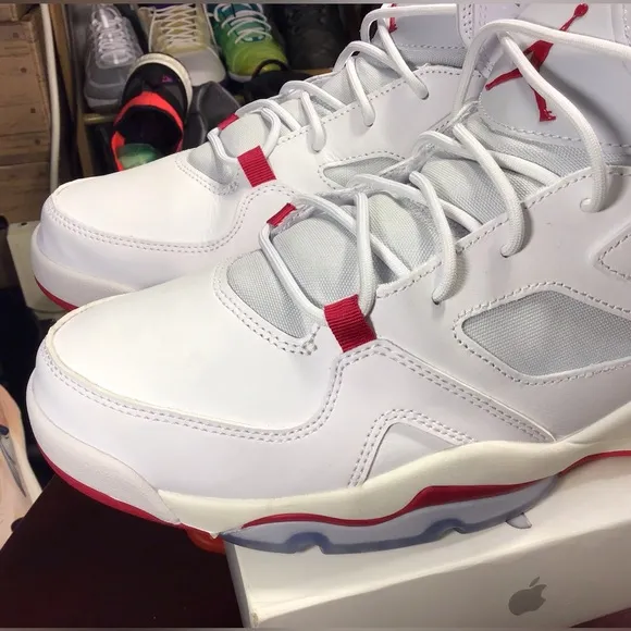 Jordan Flight Club 91White Pure Platinum Sail Mystic Hibiscus