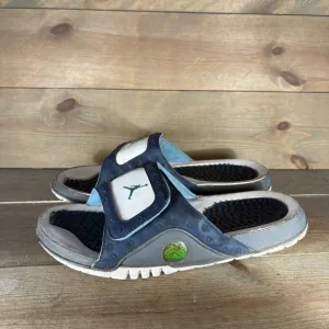 jordan hyrdo 13 mens size 12 shoes blue basketball slide sandals
