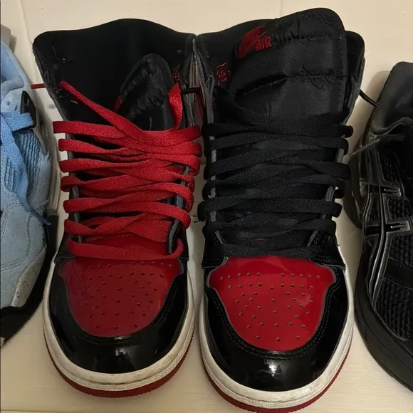 Jordan Men's Shoes - Black and Red