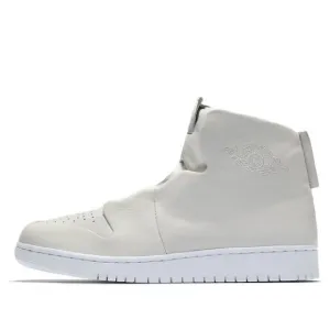 Jordan White and Gray High-Top Sneakers Modern Design