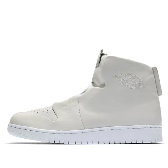 Jordan White and Gray High-Top Sneakers Modern Design