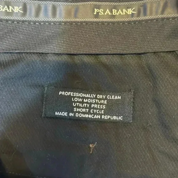 Joseph A Banks Men’s Pleated Wool Dress Pants 36 Regular
