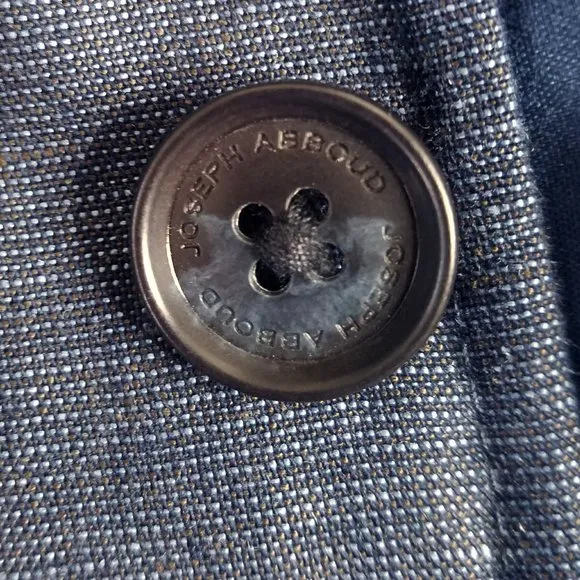 Joseph Abboud Mens Modern Fit Sport Coat Jacket Linen Blend Navy Blue NEW
