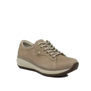 Joya WMNS Paris II Comfort Walking Shoe Teak tan Color US Sz 9 Lace-Up Ortholite