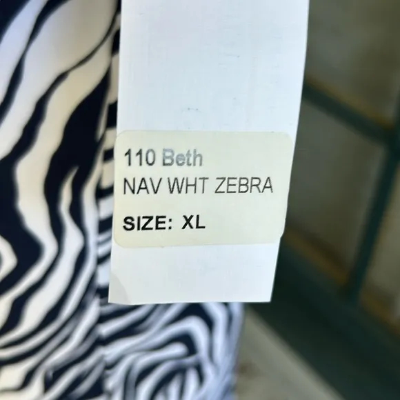 Jude Connally NWT Beth Zebra Print Sleeveless Dress size XL