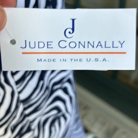 Jude Connally NWT Beth Zebra Print Sleeveless Dress size XL