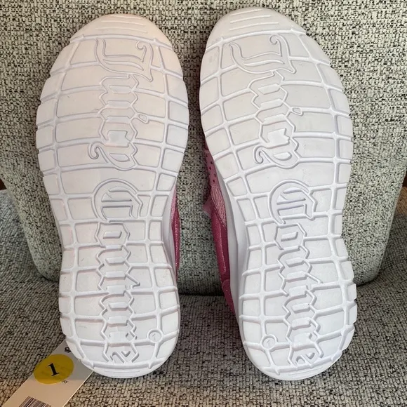 Juicy Couture Kids Sneakers Double Strap Casual Athletic Shoes