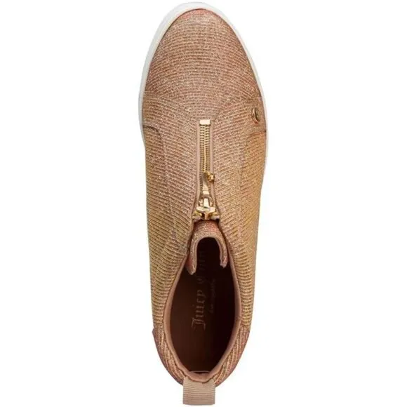 Juicy Couture Women's Platform Wedge Sneakers High-Top Shoes-Journey