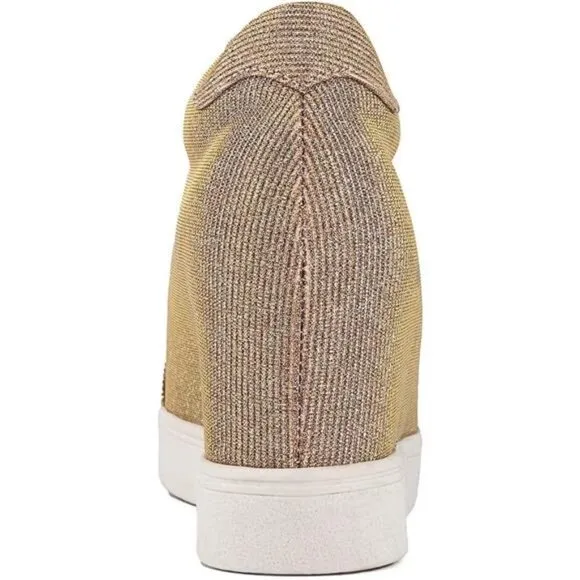 Juicy Couture Women's Platform Wedge Sneakers High-Top Shoes-Journey