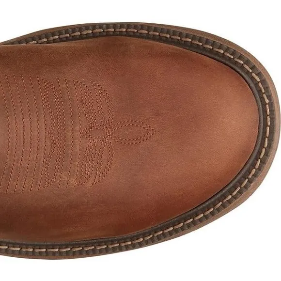Justin‎ Mens Stampede Rush Waterproof Work Boot Brown SE4470 Size 9 D