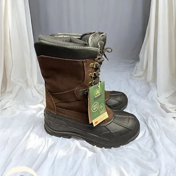 Kamik Nation Plus Winter Snow Boots Men’s 9 NWT Waterproof -40°Foots