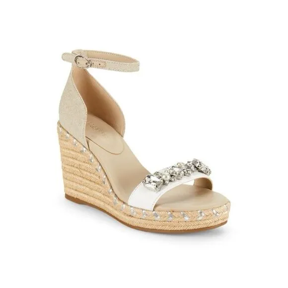 Karl Lagerfeld Paris Womens Catalyna Wedge Platform Sandals Shoes