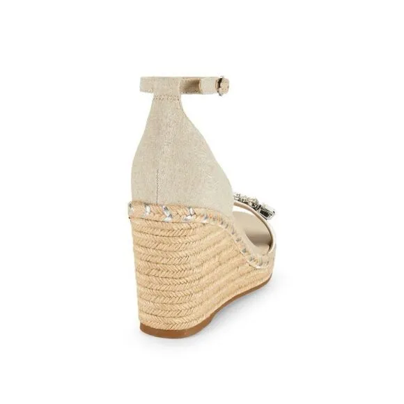 Karl Lagerfeld Paris Womens Catalyna Wedge Platform Sandals Shoes