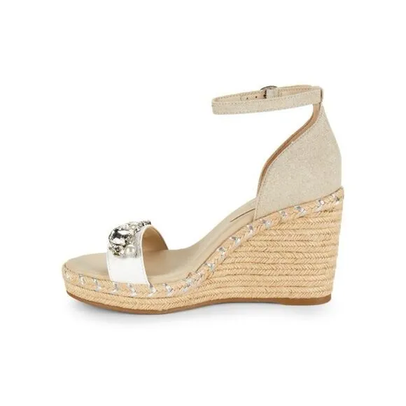 Karl Lagerfeld Paris Womens Catalyna Wedge Platform Sandals Shoes
