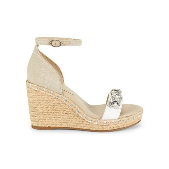 Karl Lagerfeld Paris Womens Catalyna Wedge Platform Sandals Shoes