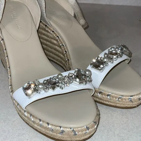 Karl Lagerfeld Paris Womens Catalyna Wedge Platform Sandals Shoes