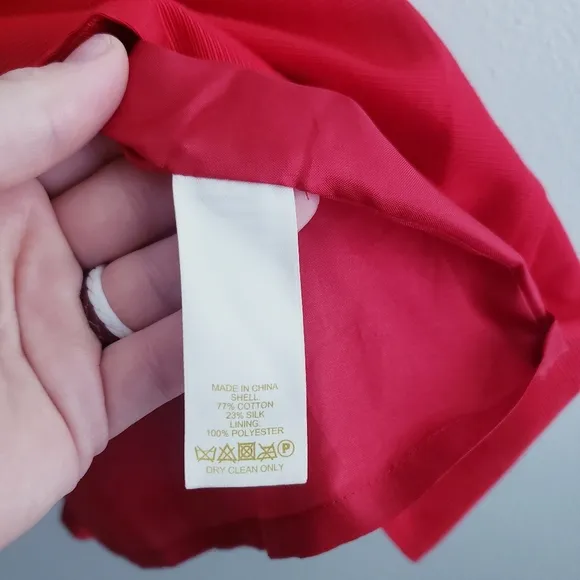 Kate Spade Red Sleeveless Classic Dress
