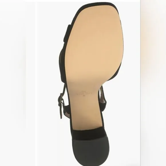 Kate Spade Delia Black Platform Sandals Size 10