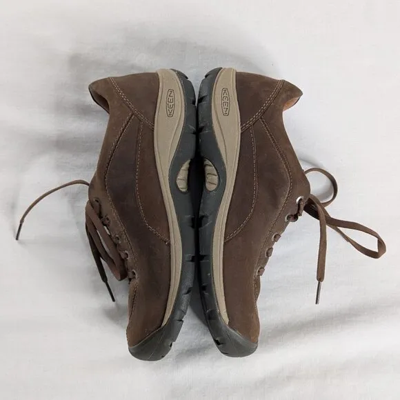 Keen Brown Lace Up Leather Presidio Shoes