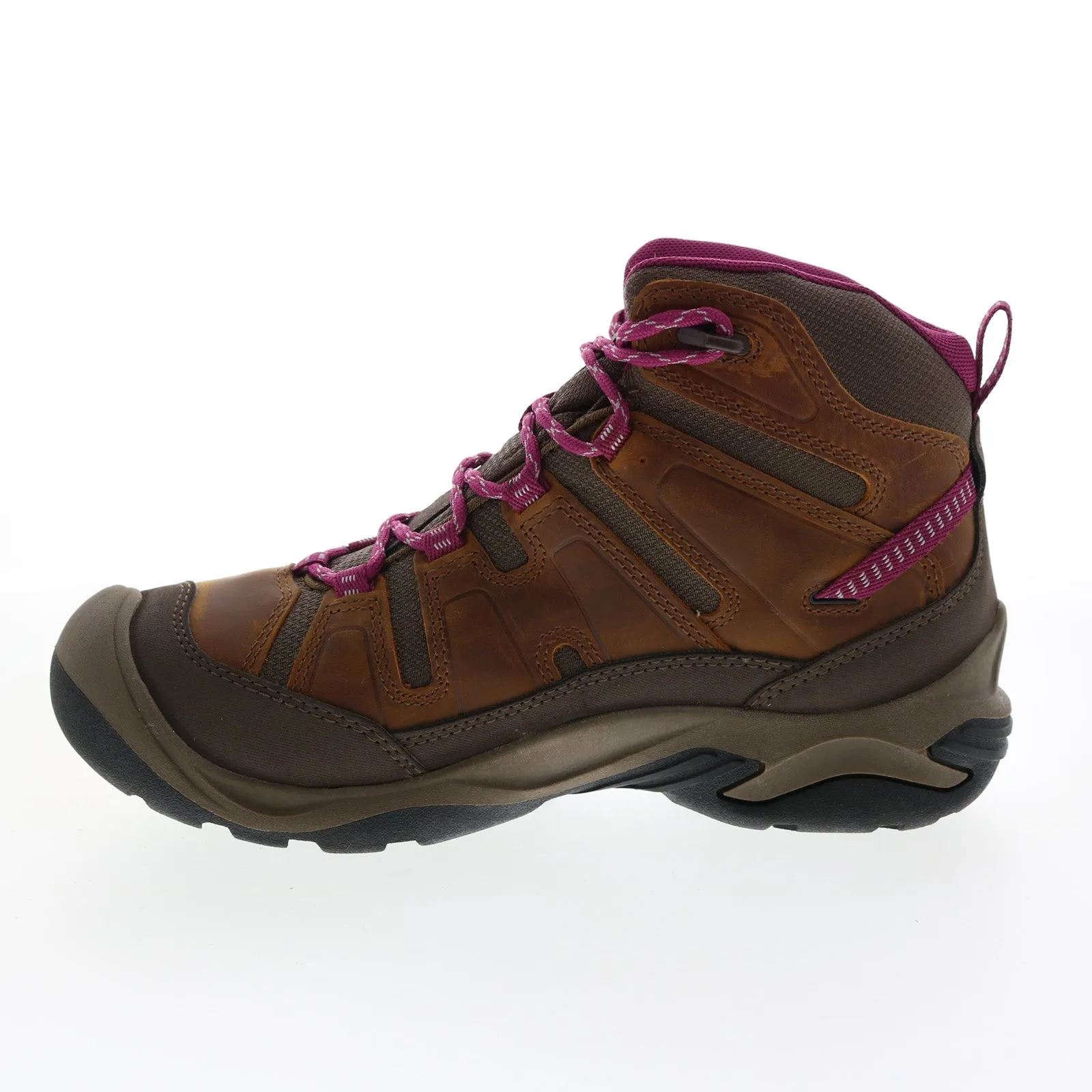 Keen Circadia Mid Waterproof 1026765 Womens Brown Leather Hiking Boots