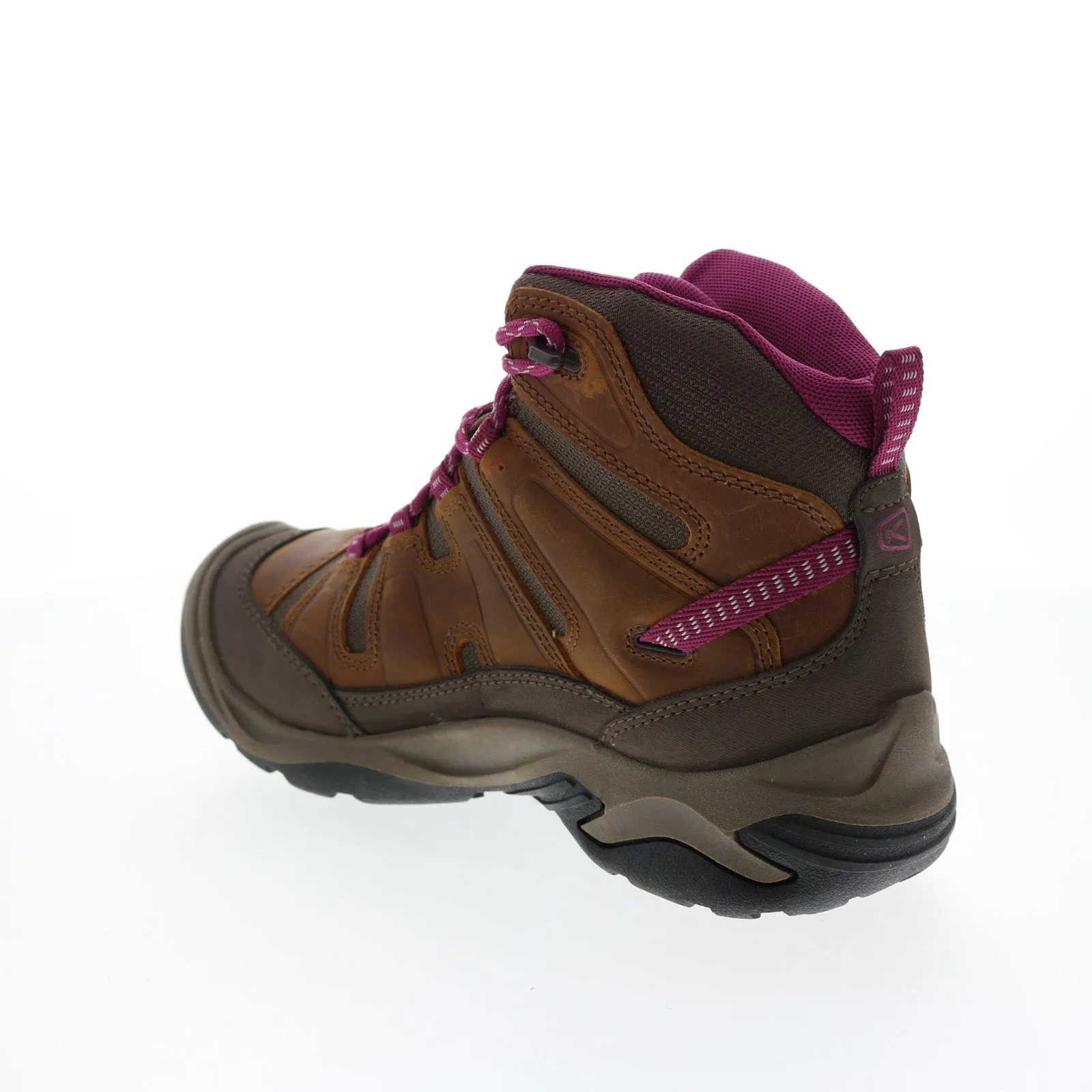 Keen Circadia Mid Waterproof 1026765 Womens Brown Leather Hiking Boots