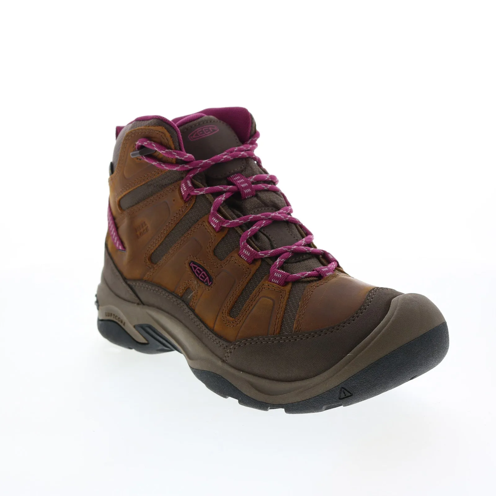 Keen Circadia Mid Waterproof 1026765 Womens Brown Leather Hiking Boots