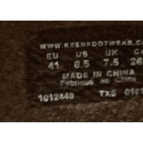 Keen Men's Brown Leather Fisherman Sandals Shoes Buckle Size 8.5 Very Good