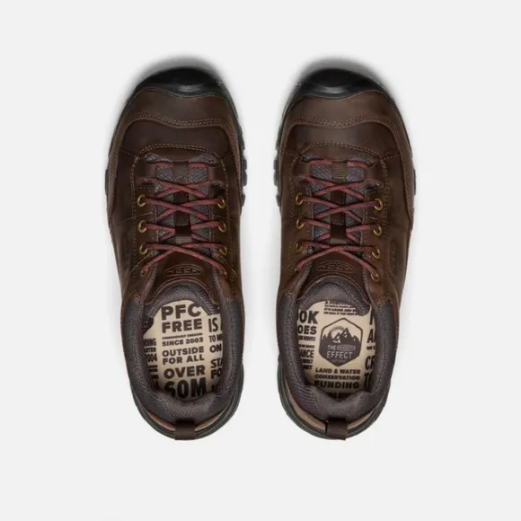 KEEN Men's Targhee III Oxford Brown Hiking Shoes 14