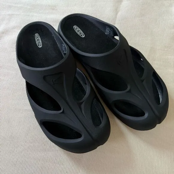KEEN Mens Shanti Comfortable Slip on Lightweight Clogs Water Shoes Black 13  New