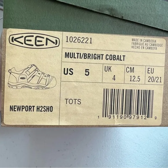 Keen Newport H2 Bright Cobalt Blue Rainbow Sandals