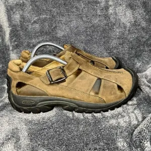 KEEN  Sandals Brown leather mens Size 10.5