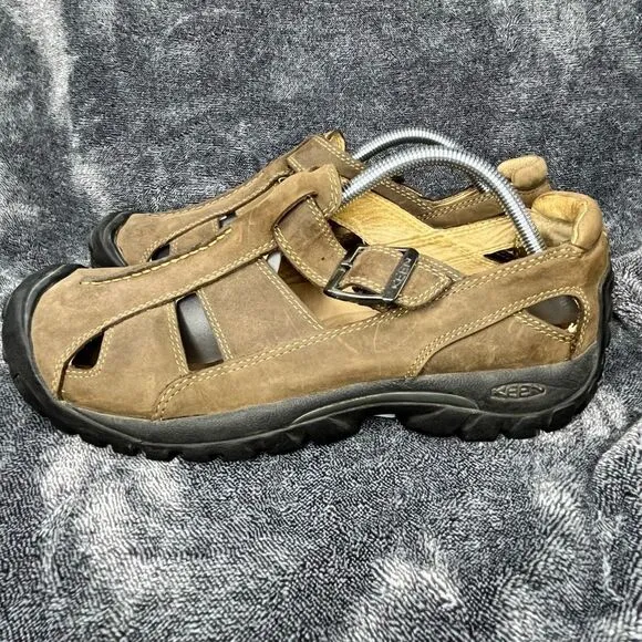 KEEN  Sandals Brown leather mens Size 10.5
