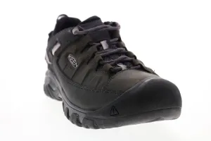 Keen Targhee 3 1024052 Womens Black Leather Lace Up Athletic Hiking Shoes