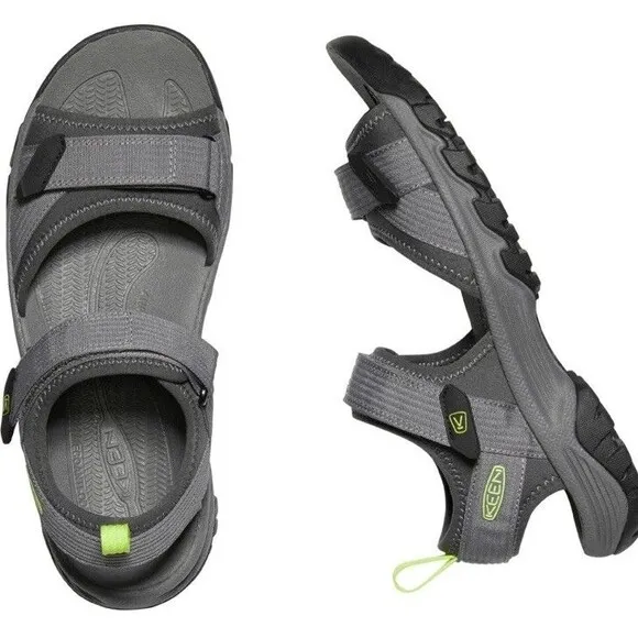 KEEN Targhee III Open Toe Sport Sandal Men's Grey Shoes Size 9