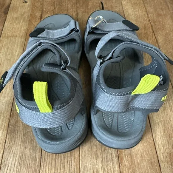KEEN Targhee III Open Toe Sport Sandal Men's Grey Shoes Size 9
