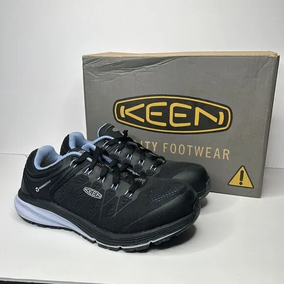 Keen Vista energy black hydrangea utility shoes 9  (Carbon-Fiber Toe)