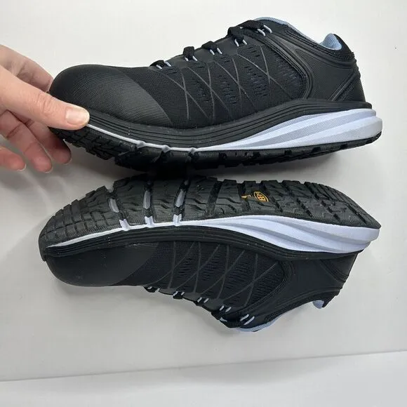 Keen Vista energy black hydrangea utility shoes 9  (Carbon-Fiber Toe)
