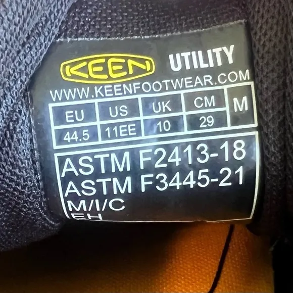 Keen Vista Energy Carbon Fiber Toe Men's Shoe Size 10 Wide (EE) SKU#24838