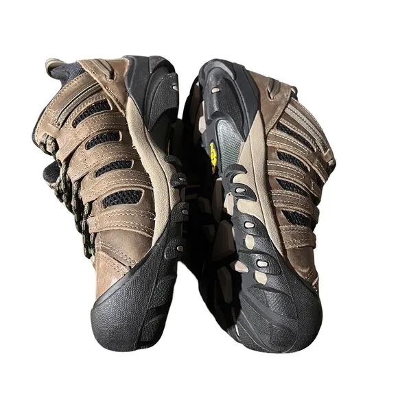 Keen Voyageur Mens Shoes Size 11.5 M Timberwolf Sky Captain Leather Trail Hiking