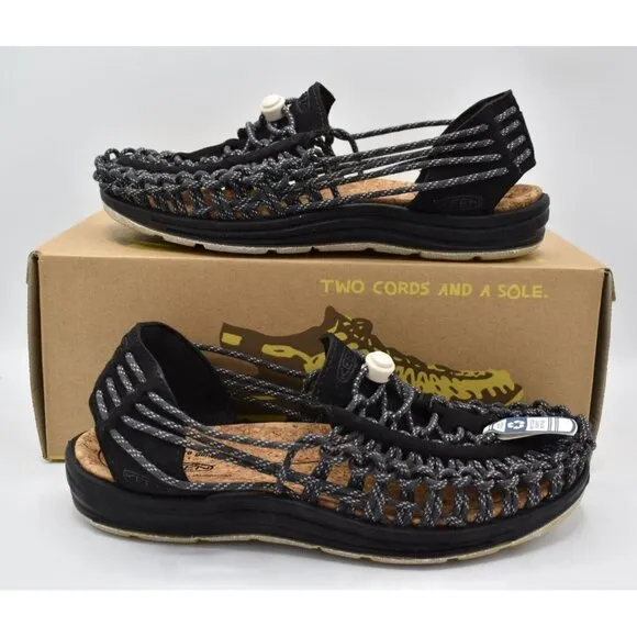Keen Womens Size 11 Uneek II Harvest Black Sandals Shoes
