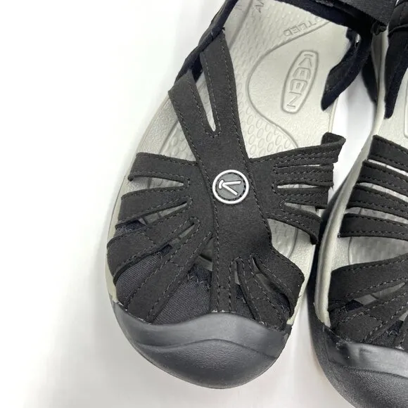 Keen Womens Size 6.5M Rose Black Gray Sport Sandals Shoes