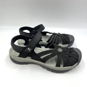Keen Womens Size 6.5M Rose Black Gray Sport Sandals Shoes