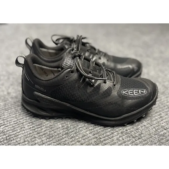 KEEN Zionic Waterproof Hiking Shoes Women Size 9 Black Low Height All Terrain