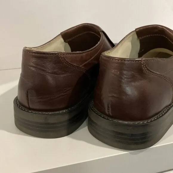 Kenneth Cole Brown Leather Dress Shoes Size 9.5