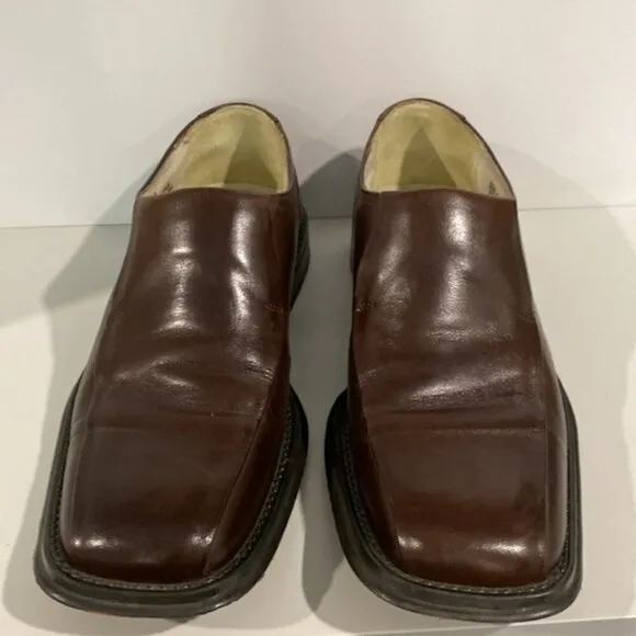 Kenneth Cole Brown Leather Dress Shoes Size 9.5