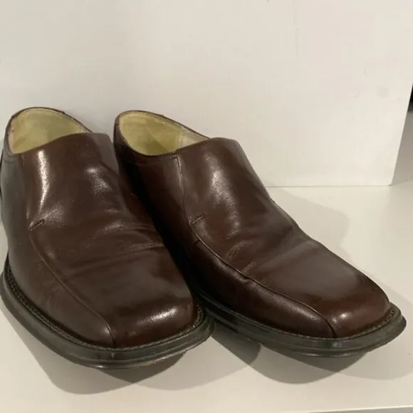 Kenneth Cole Brown Leather Dress Shoes Size 9.5