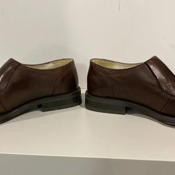 Kenneth Cole Brown Leather Dress Shoes Size 9.5