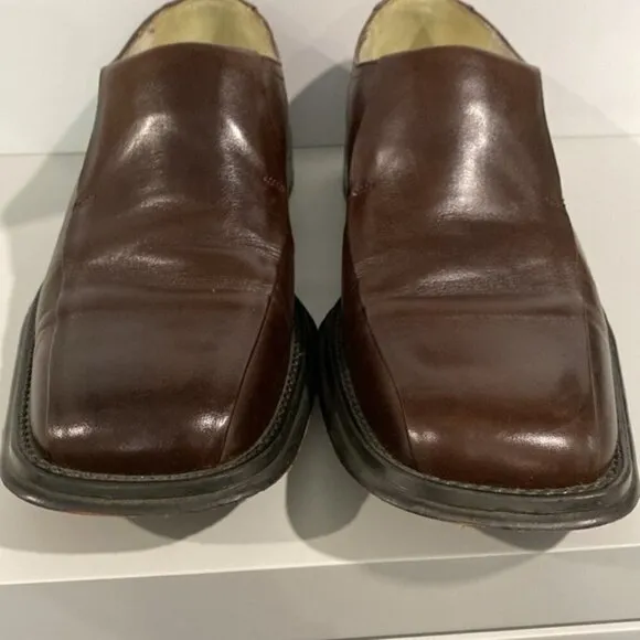 Kenneth Cole Brown Leather Dress Shoes Size 9.5