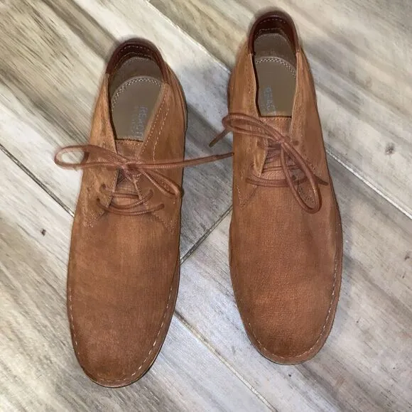 Kenneth Cole‎ Reaction Desert Sun Chukka Boot Mens Size 11.5 Leather Brown Shoe